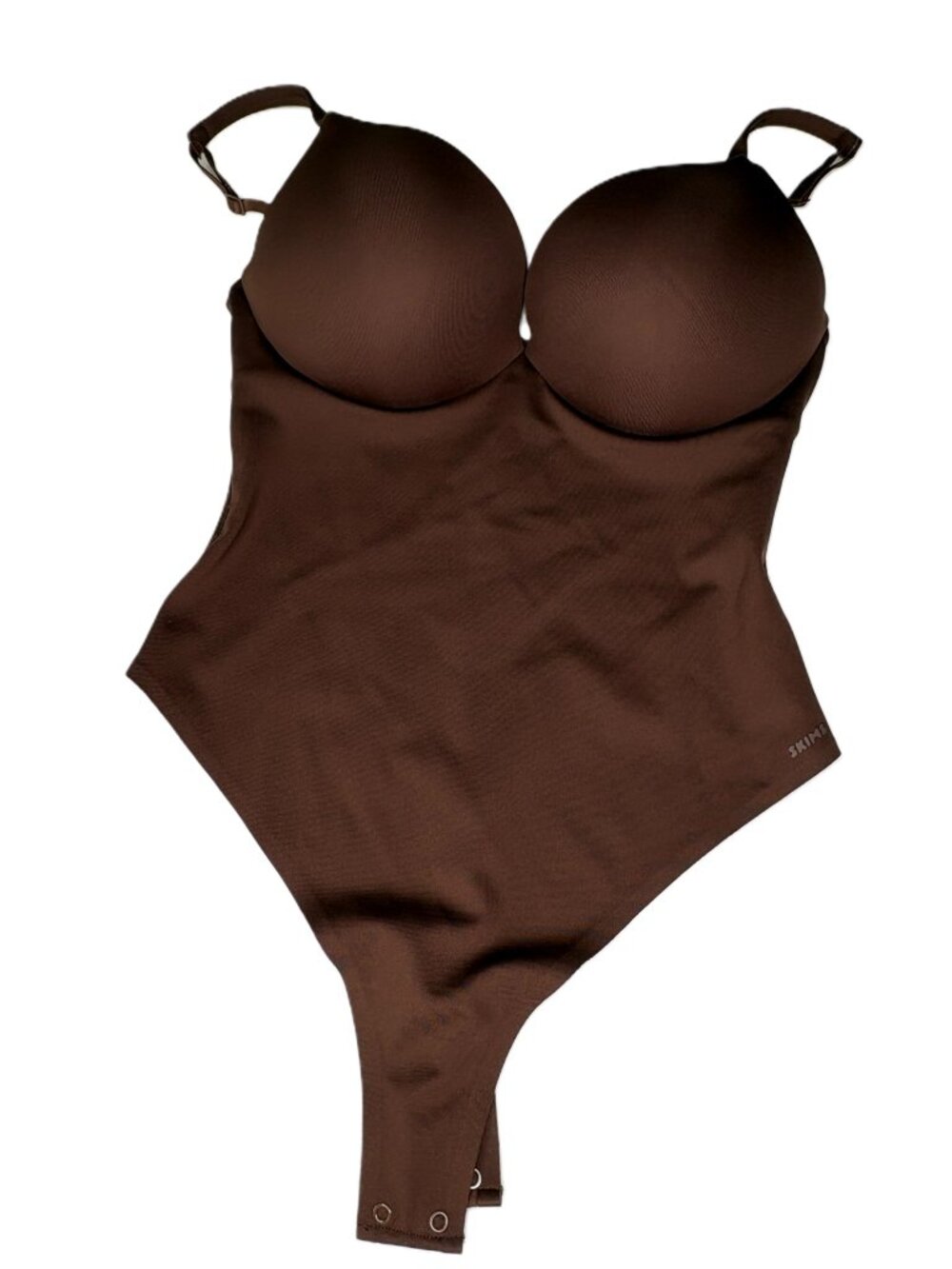 SKIMS Ultimate Body Push Up Thong Bodysuit Cocoa Medium – Sculpting Padded